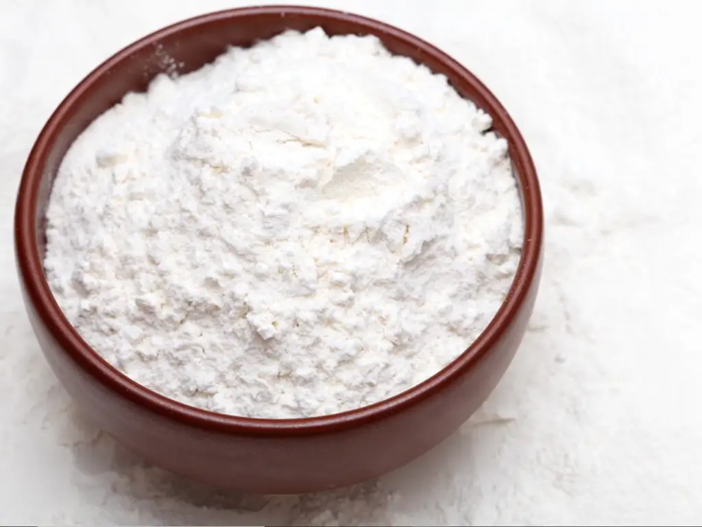 zeolite powder in a bowl